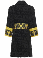 VERSACE - Barocco & Robe Cotton Bathrobe