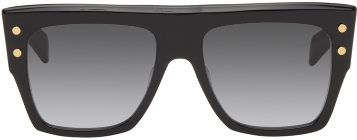 Photo: Balmain Black B-V Sunglasses