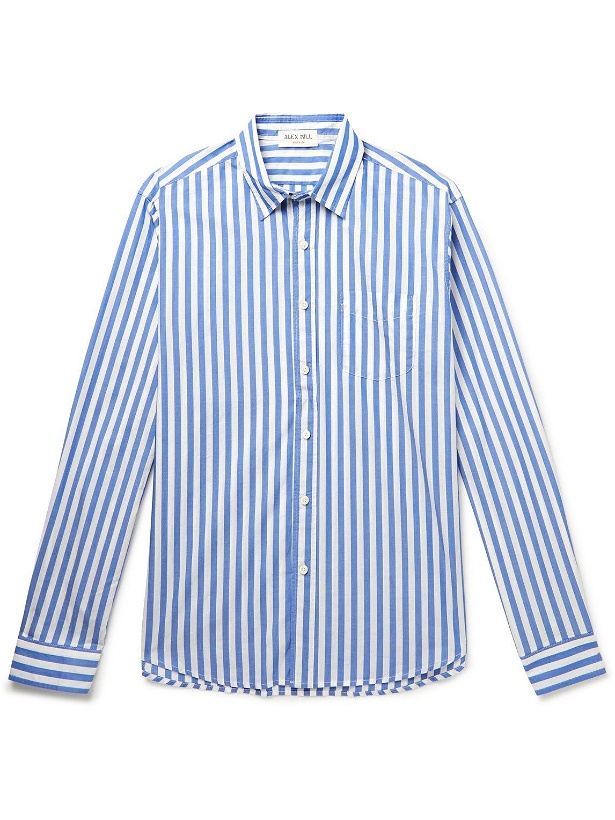 Photo: Alex Mill - Mill Striped Cotton-Poplin Shirt - Blue