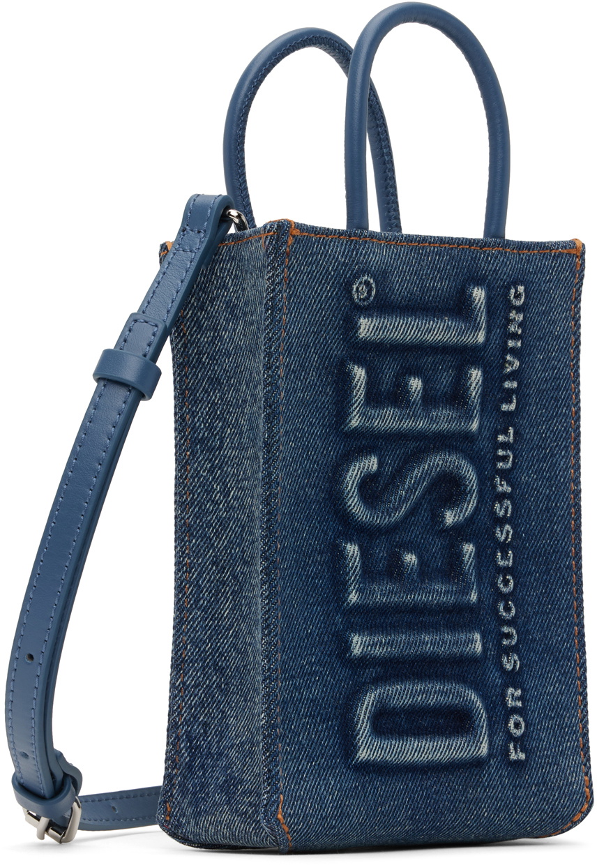 Diesel Navy Mini DSL Shopper 3D Bag Diesel