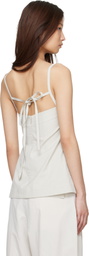 Studio Nicholson Beige Raddle Top
