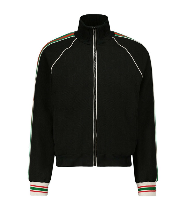 Photo: Gucci - GG jacquard zipped jacket