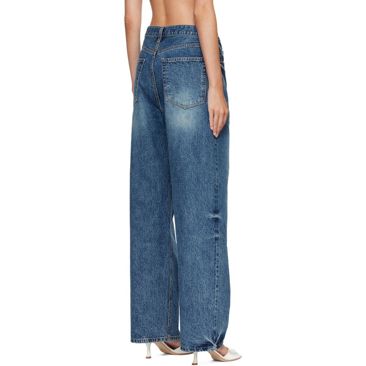 R2W Blue Edric Straight Jeans