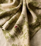 The House of Lyria Glafira floral linen tablecloth