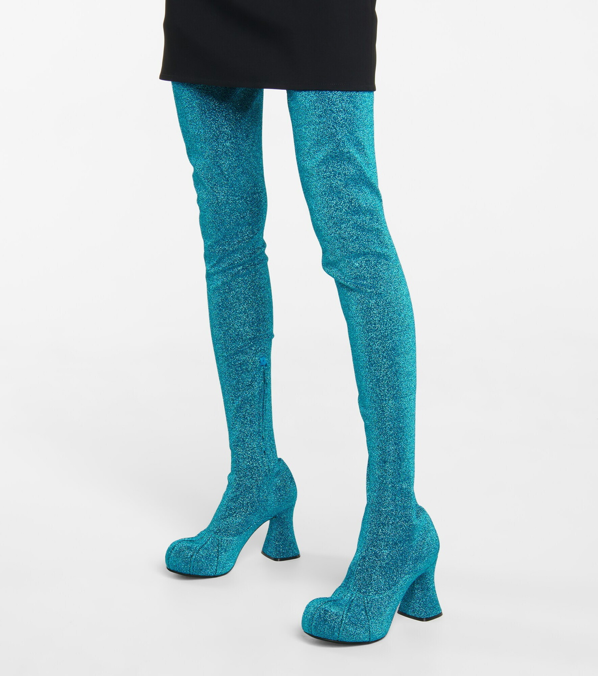 Stella McCartney - Groove Lurex® over-the-knee boots Stella McCartney