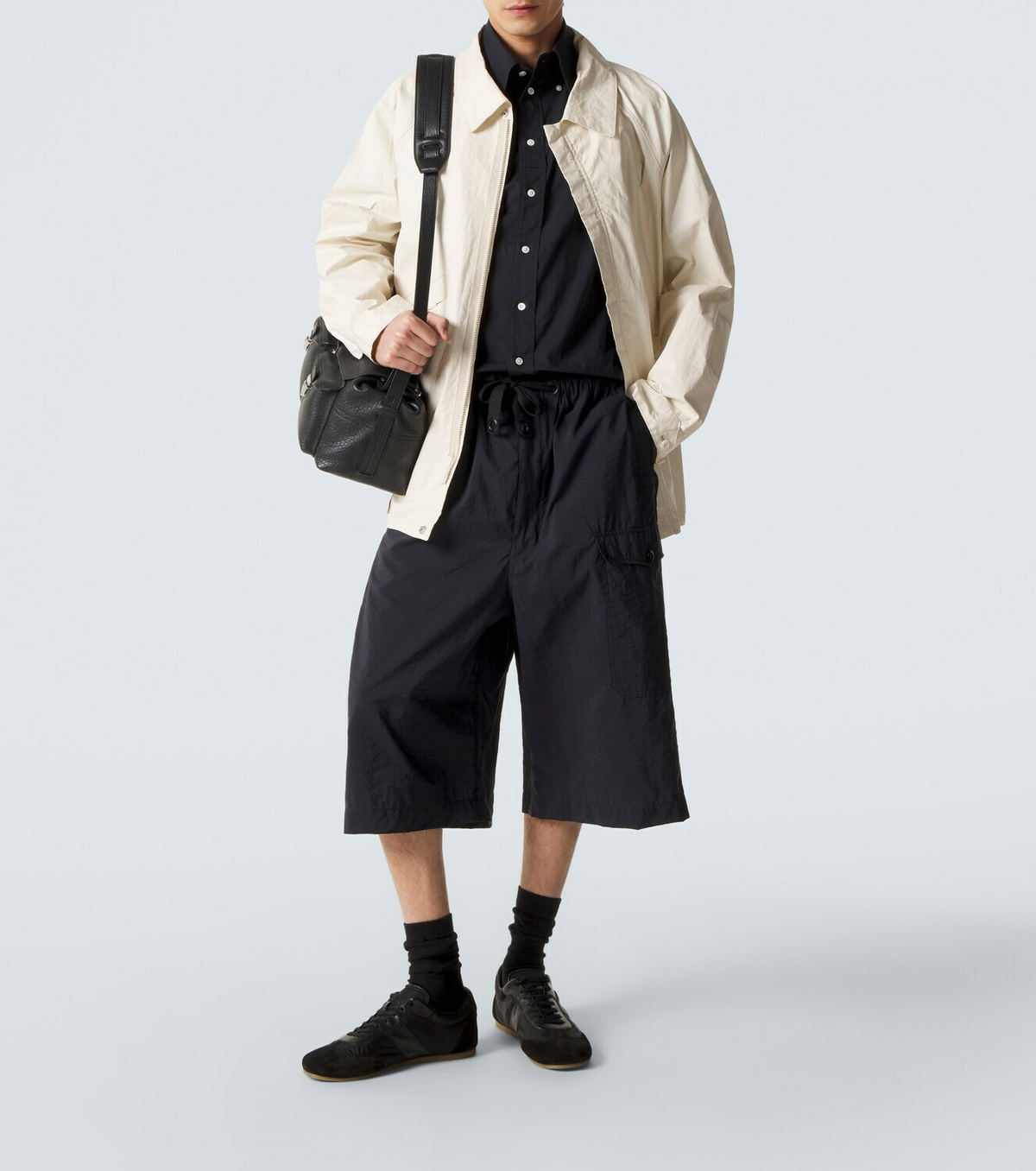 Lemaire Cotton-blend Bermuda shorts