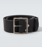 RRL Jones distressed leather belt