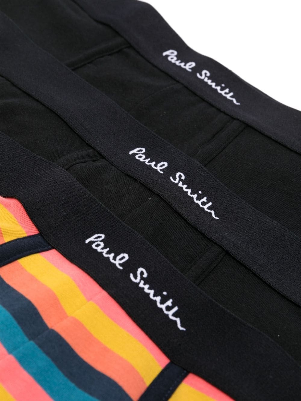 Calvin Klein - Confezione Da 3 Boxer Aderenti Neri Con Fascia Colorata In Vita