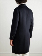 Brioni - Double-Breasted Cashmere Coat - Blue