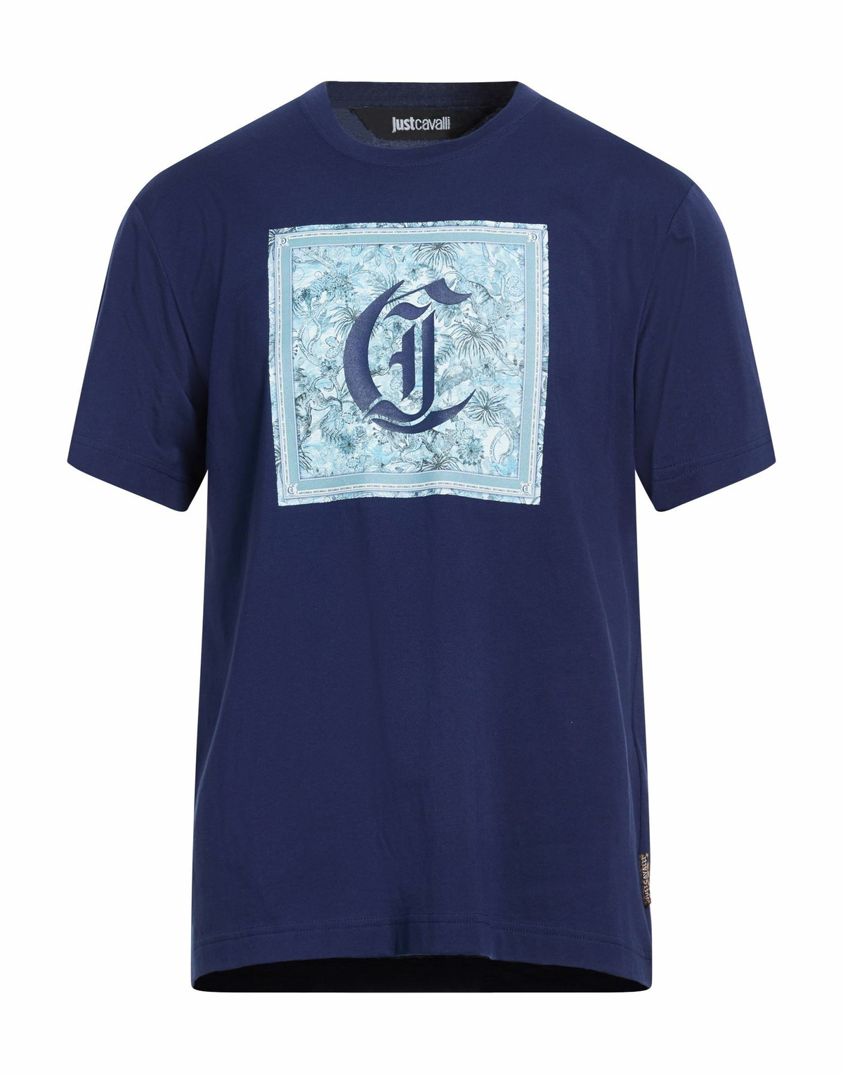 Just Cavalli Mens T-shirt in Navy