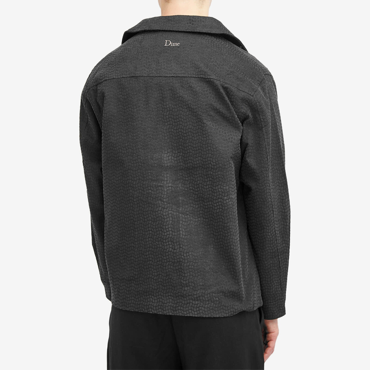 Dime Men's Printed Cord Jacket in Black Dime