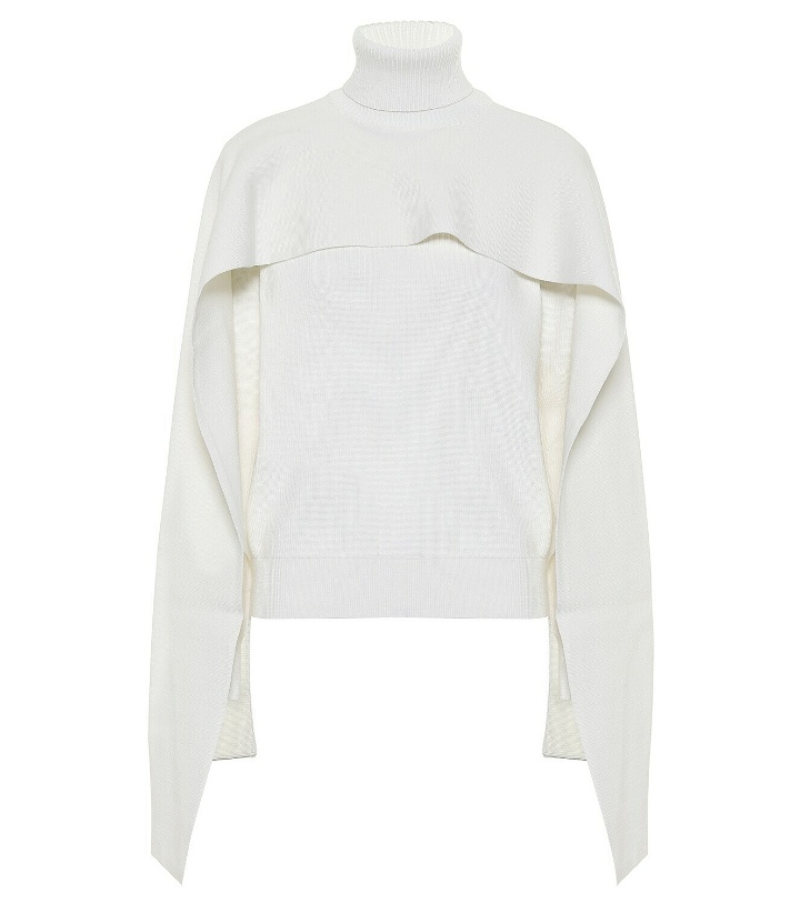 Photo: Givenchy - Cotton and wool cape sweater