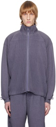 HOMME PLISSÉ ISSEY MIYAKE Purple Serrate Jacket