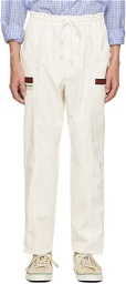 Gucci Off-White Canvas Cargo Pants