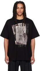 Yohji Yamamoto Black Discharge T-Shirt