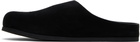 Common Projects Black Suede Clog Loafers