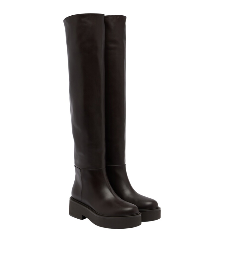 Photo: Gianvito Rossi Hiro leather over-the-knee boots
