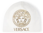 Versace Baby White Medusa Beanie