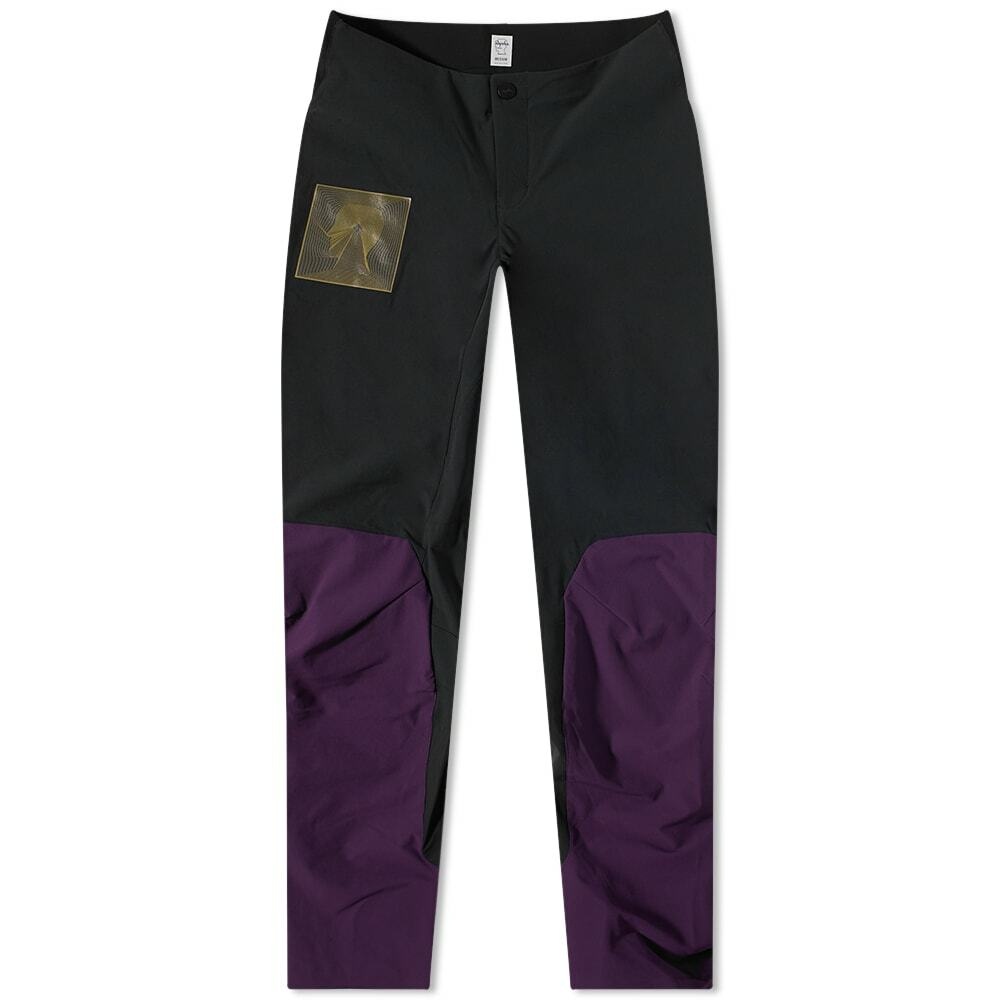 Rapha Women's x Brain Dead Trail Pant in Anthracite/Purple Pennant Rapha