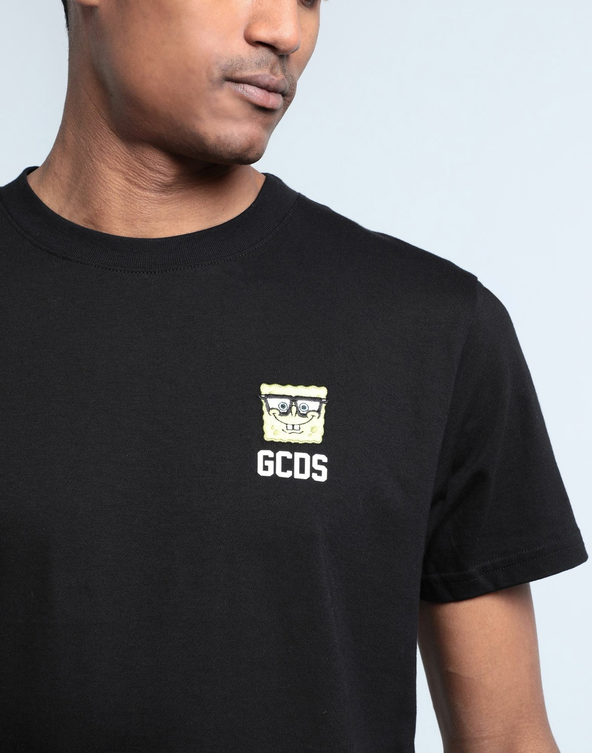 Gcds Mens T-shirt in Black