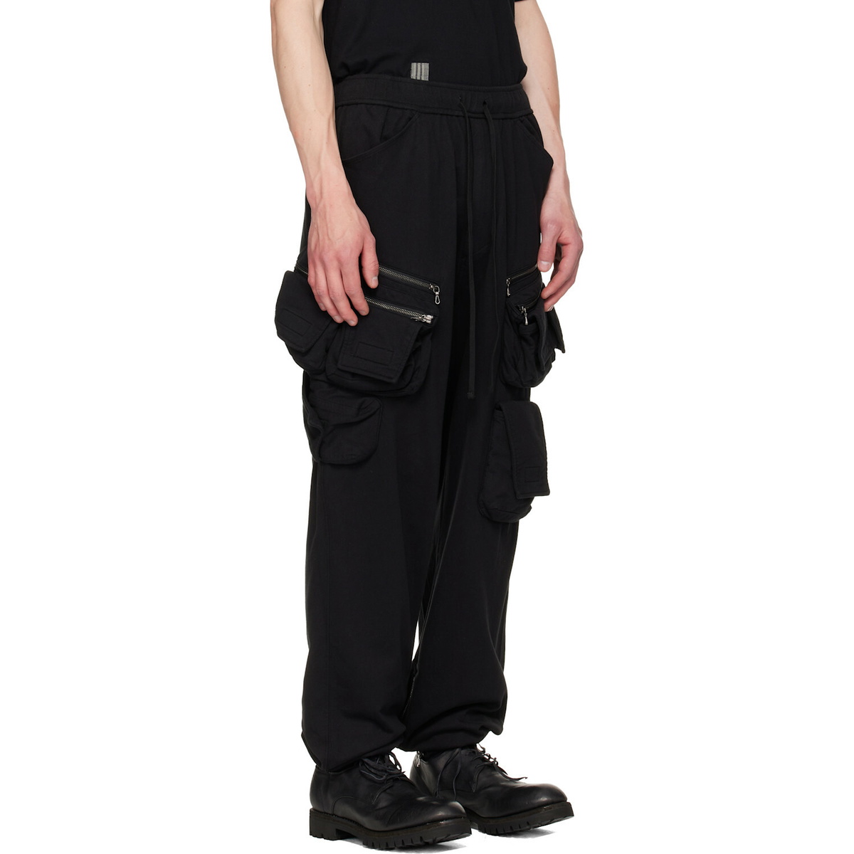 Julius Black Tactical Jogger Cargo Pants