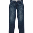 Loewe Men's Tapered Jean in Vintage Wash Blue Denim