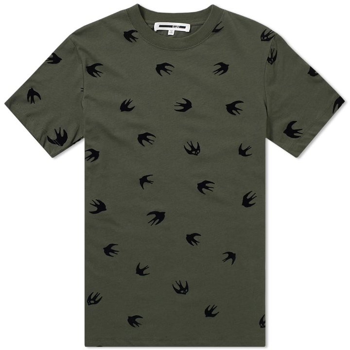 Photo: McQ by Alexander McQueen Flocked Swallow Tee