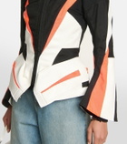 Junya Watanabe Moto paneled nylon jacket