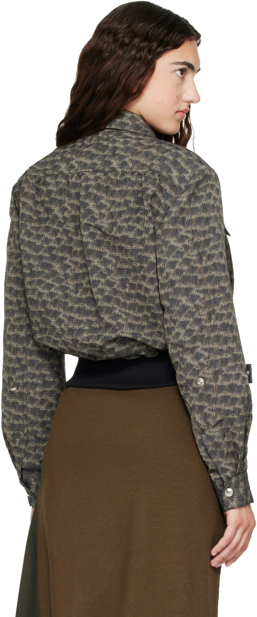 Kiko Kostadinov Green Peregrine Jacket