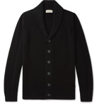 John Smedley - Crestwood Slim-Fit Shawl-Collar Wool and Cashmere-Blend Cardigan - Black