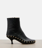 Chloé Junie studded leather ankle boots