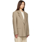 Calvin Klein Collection Beige Avery Blazer