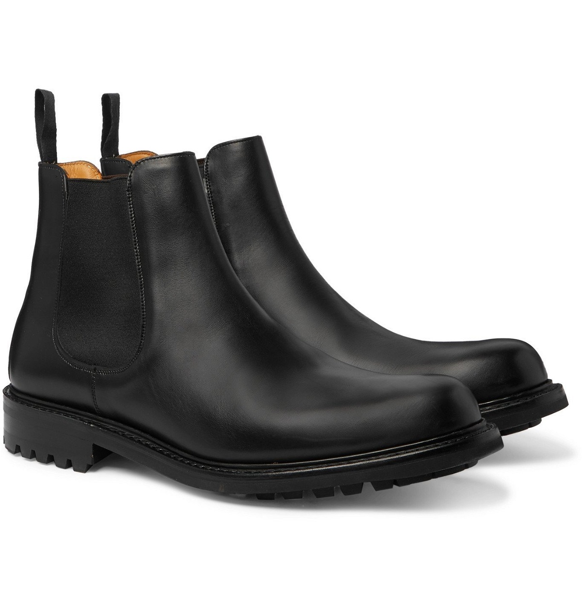 Photo: Mr P. - Peter Leather Chelsea Boots - Black