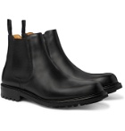 Mr P. - Peter Leather Chelsea Boots - Black