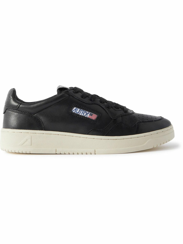 Photo: Autry - Medalist Leather Sneakers - Black