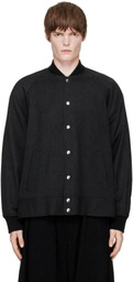 Black Comme des Garçons Black Glen Check Bomber Jacket