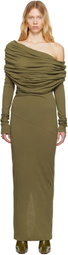 Entire Studios Khaki Bound Maxi Dress