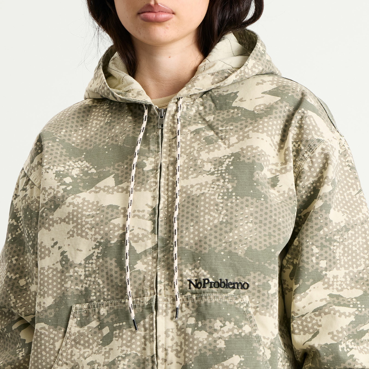 No Problemo Women's Forest Ripstop Work Jacket in Sand