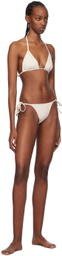 ÉTERNE Off-White Isla Bikini Top