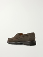 Brioni - Suede Boat Shoes - Brown