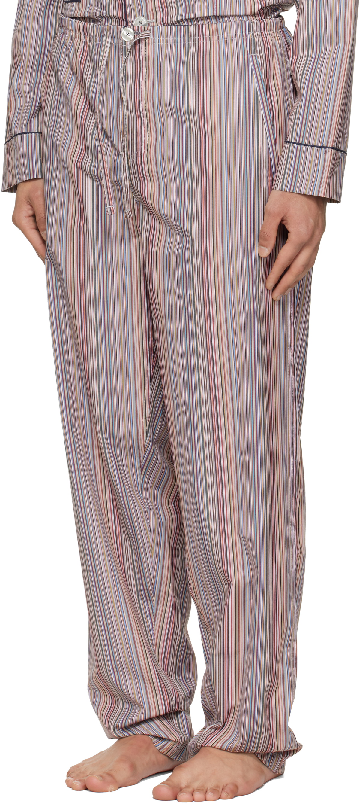 Paul Smith Multicolor 'Signature Stripe' Cotton Pyjama Set
