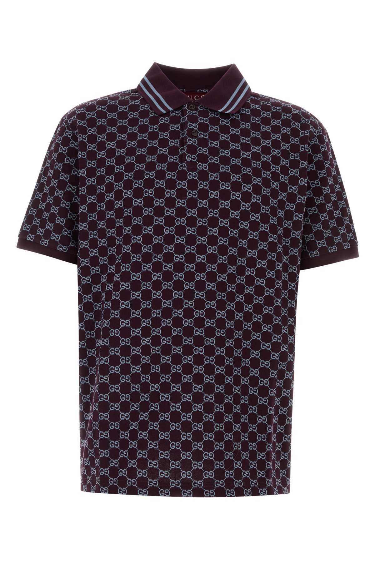 Gucci Embroidered Cotton Polo Shirt Gucci