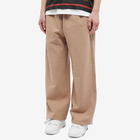 Off-White Men's Wool Skate Track Pant in Camel