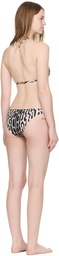 TOM FORD Black & Off-White Triangle Bikini