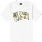 Billionaire Boys Club Men's Camo Arch Logo T-Shirt in White