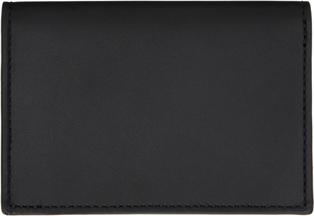 Paul Smith Black Fold Over Credit Card Holder