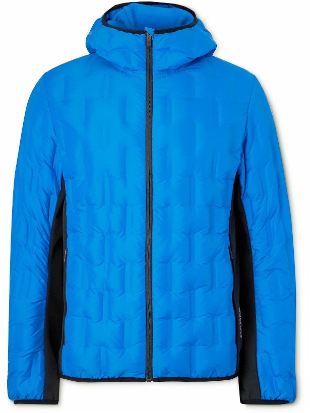 Photo: Colmar - Textured-Shell Hooded Down Jacket - Blue