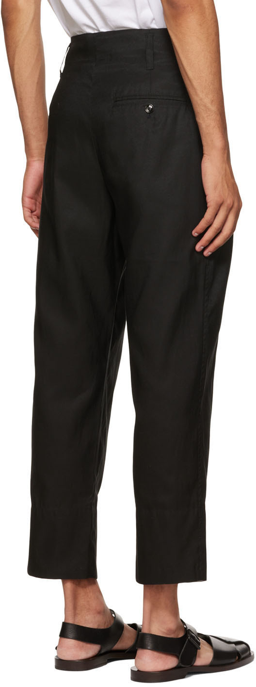 3.1 Phillip Lim Black Double Pleat Trousers