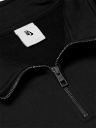 Nike - Logo-Embroidered Cotton-Terry Half-Zip Sweatshirt - Black