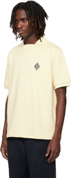 Lacoste Beige Loose Fit Badge Accent Fleece Polo